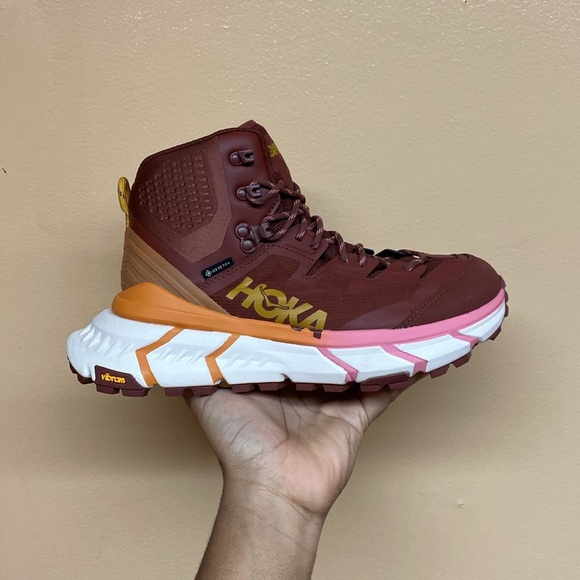 HOKA ONE ONE Womens TenNine GORE-TEX Hiking Boots “Elderberry / Coastal - Picture 4 of 17